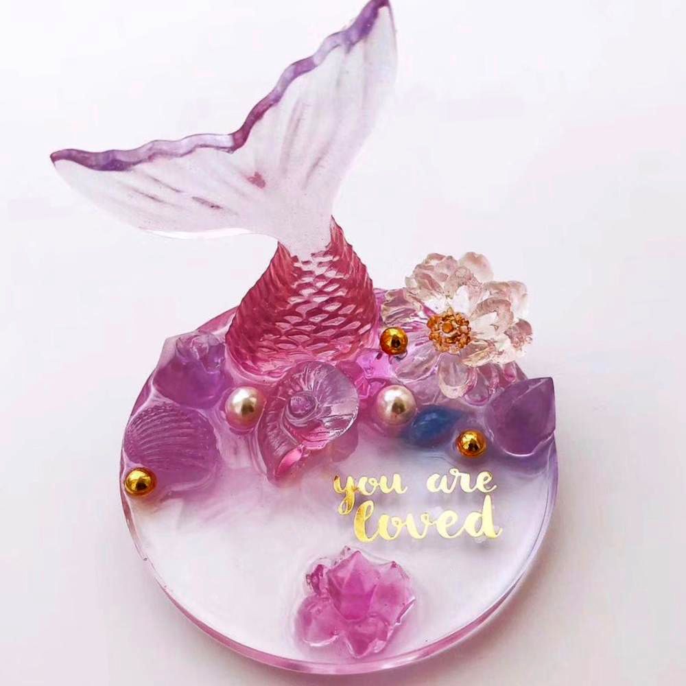 Coaster Mold Round - DIY 공예 실리콘 유체 예술 컵