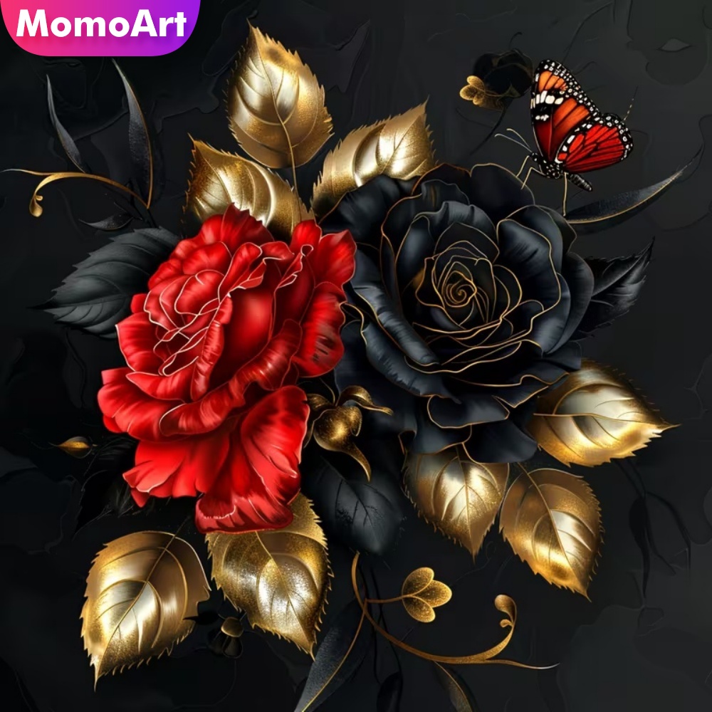 Resin Craft For Beginners - Momoart 5D DIY 다이아몬드 모자이크 꽃
