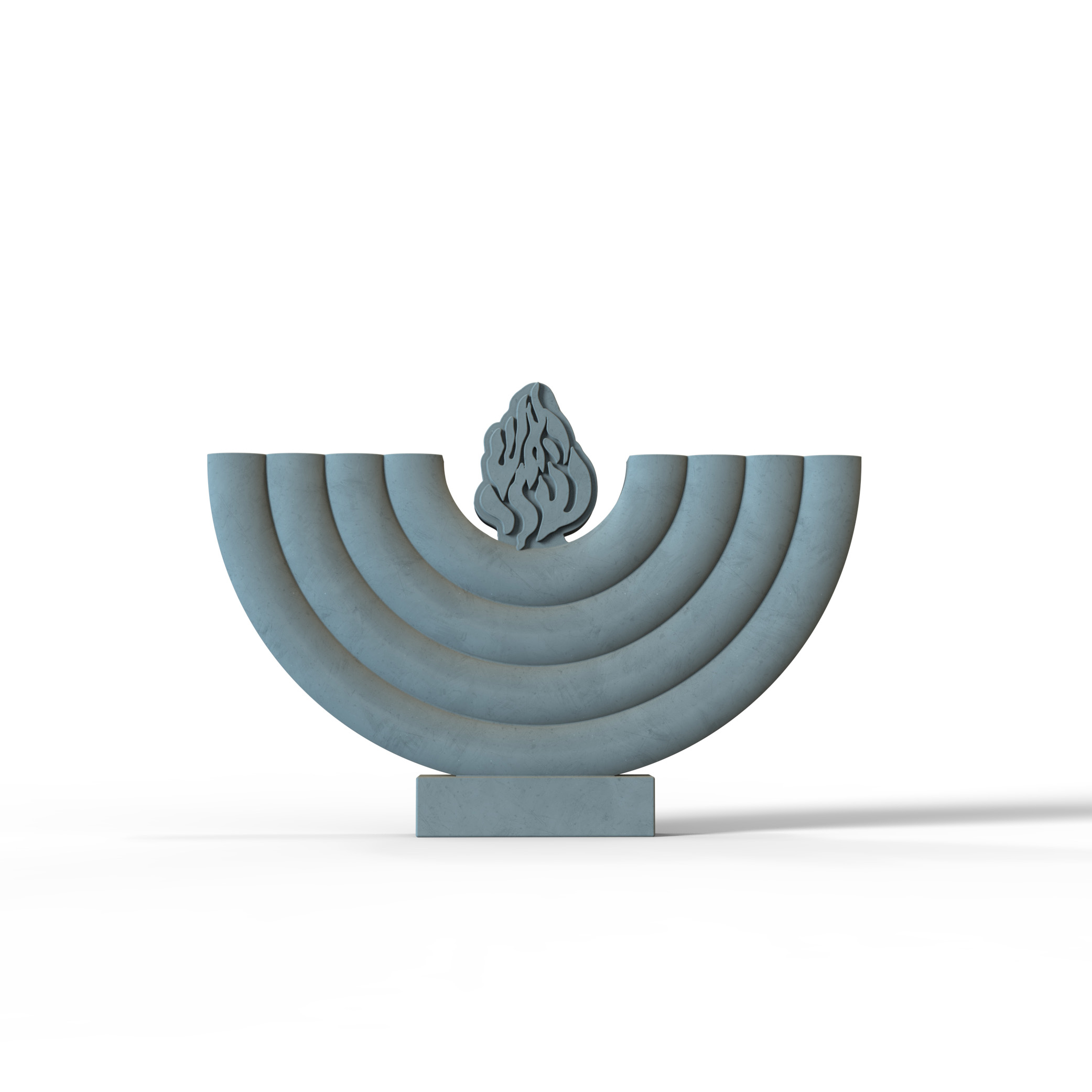 Serving Tray Mold - 수제 콘크리트 하누카 메노라용 실리콘 몰드,