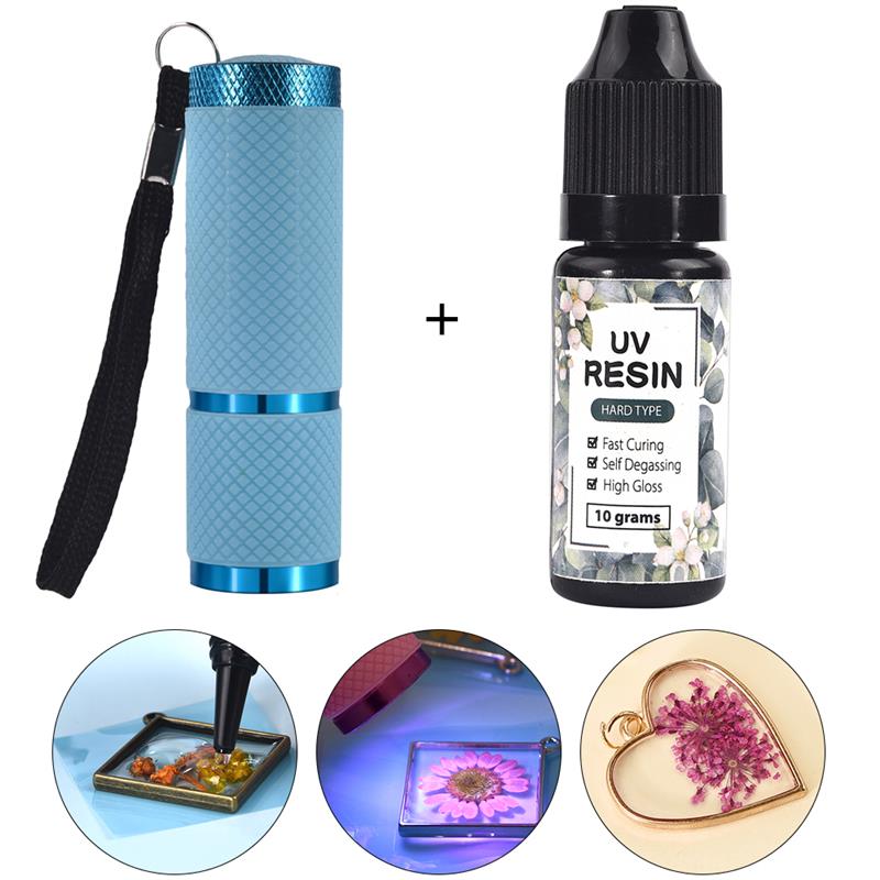 10g 25g 하드 UV 수지 DIY 빠른 경화 UV  - Epoxy Uv Resin Kit 리뷰 및 가격