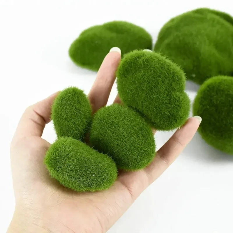 10개입 시뮬레이션 이끼 돌 인공 이끼 돌 공 가짜 녹 - Terrarium Moss Art 리뷰 및 가격