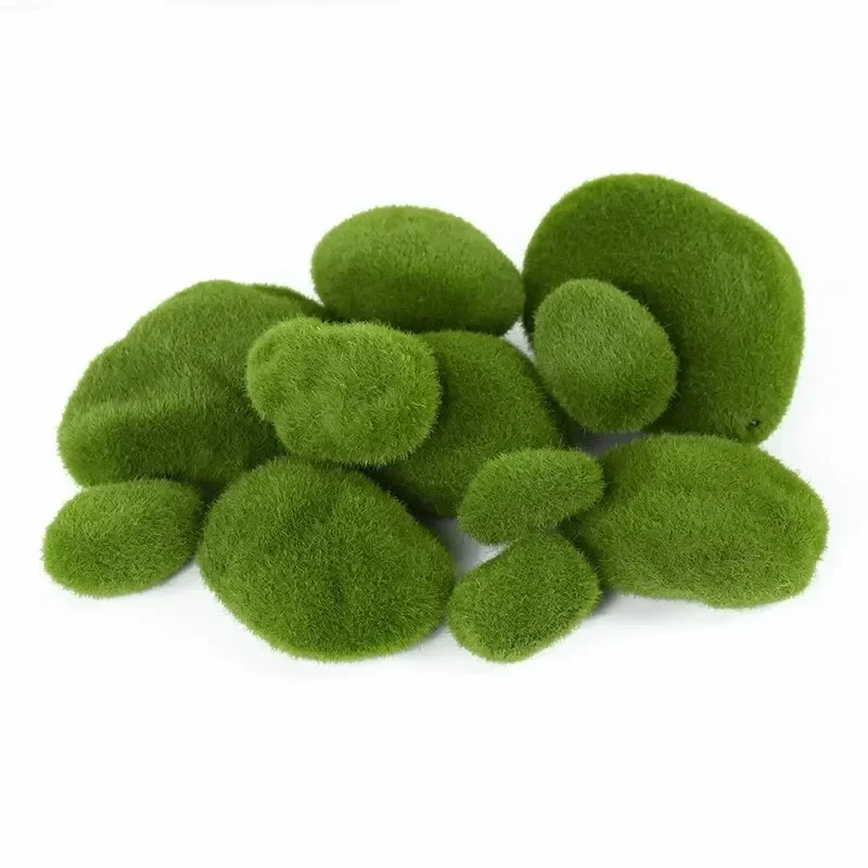 10개입 시뮬레이션 이끼 돌 인공 이끼 돌 공 가짜 녹 - Terrarium Moss Art 리뷰 및 가격