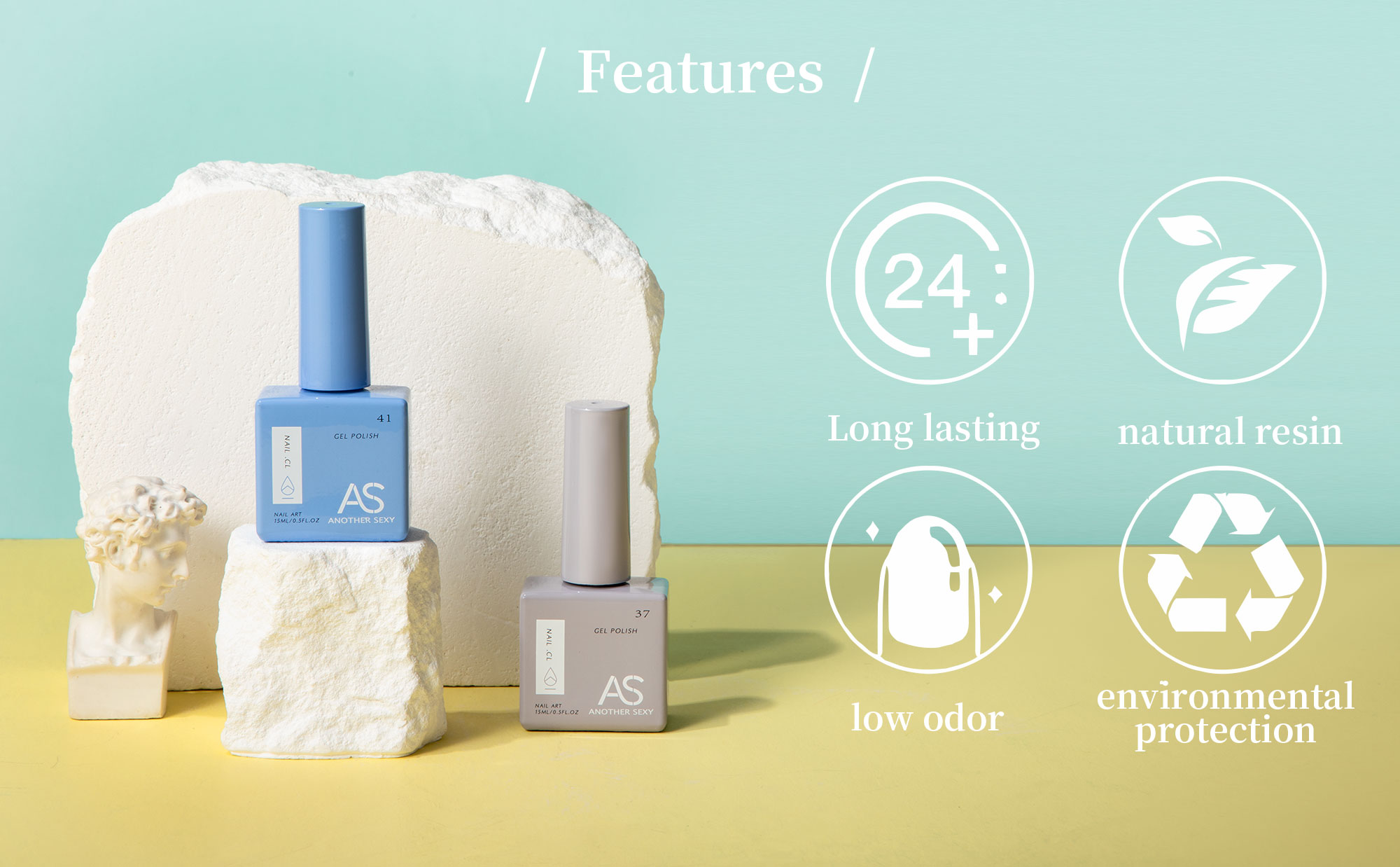 AS 15ml 젤 매니큐어 세트되지 않은 네일 용품 도 - Resin Glitter Pack 리뷰 및 가격