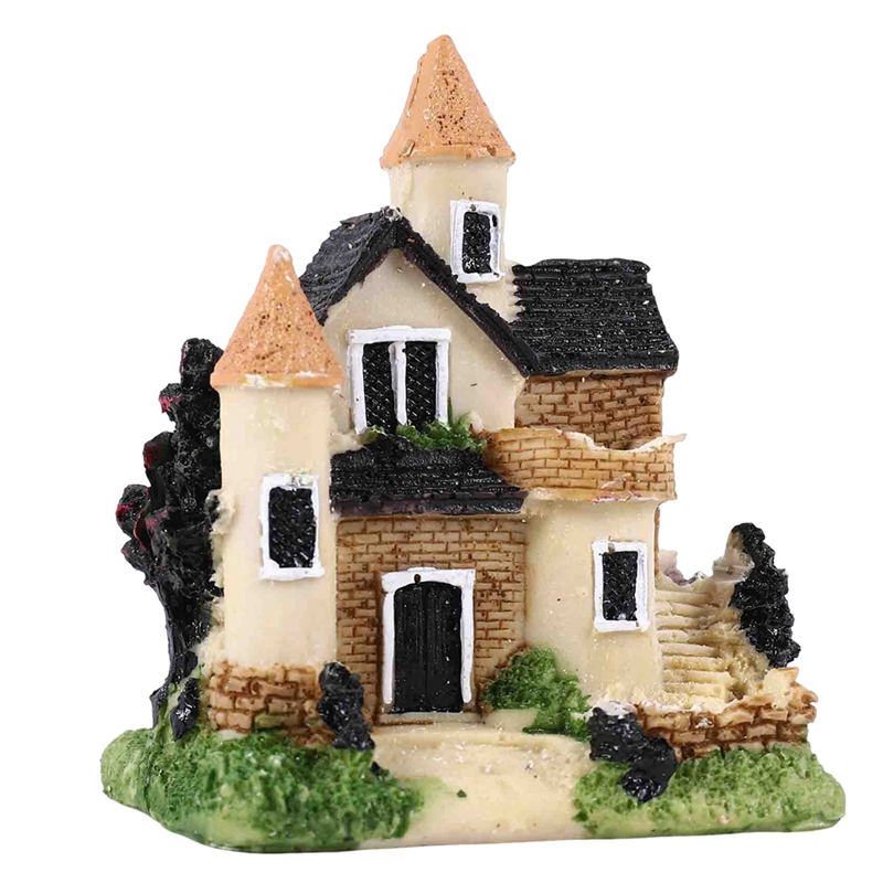 귀여운 미니 수지 집 미니어처 하우스 요정 정원 풍경  - Resin Crafts 리뷰 및 가격