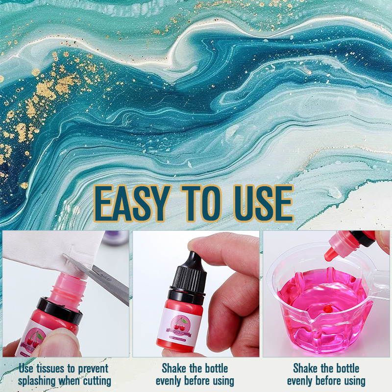 에폭시 수지 색소 24가지 생생한 색상 액체 에폭시 색 - Epoxy Uv Resin Kit 리뷰 및 가격