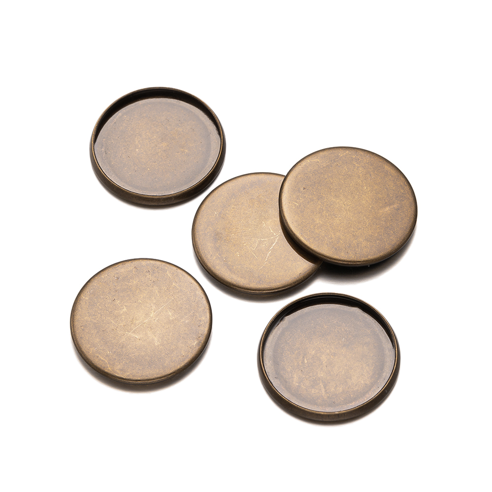 20pcs 골동품 청동 플랫 라운드 트레이 가장자리 베 - Bezels Set Pendant 리뷰 및 가격