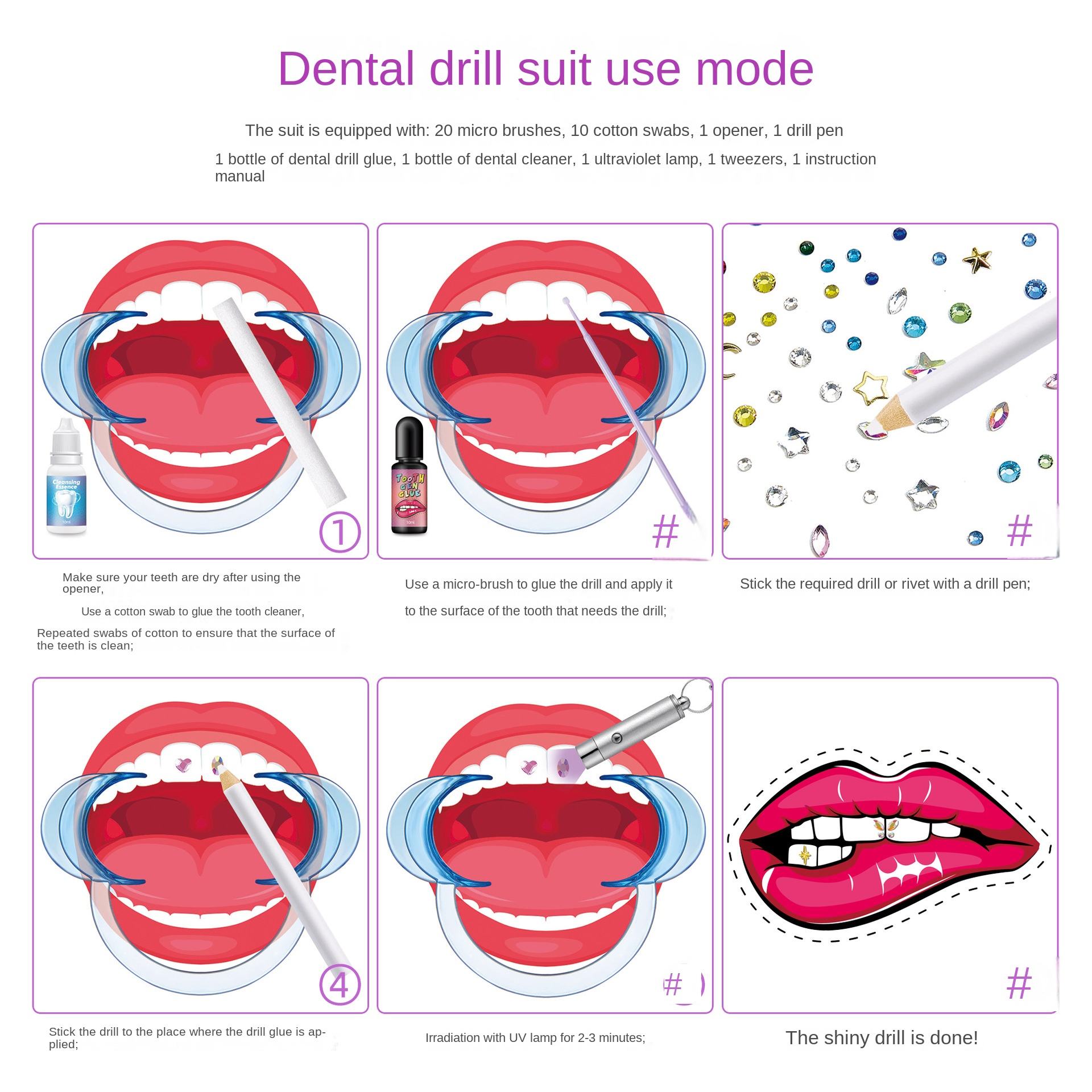 DIY 치아 보석 키트, 보석 키트, 크리스탈 다이아몬 - Resin Jewelry Kit 리뷰 및 가격