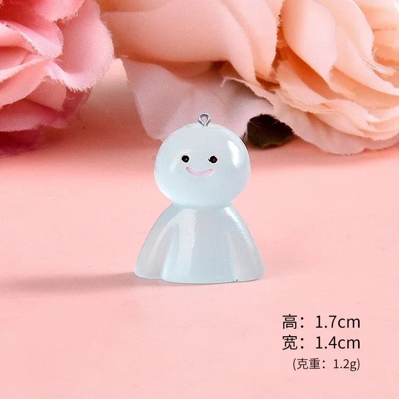 10Pcs 어둠 속에서 빛나는 만화 인형 수지 참 빛나 - Resin Craft Supplies 리뷰 및 가격