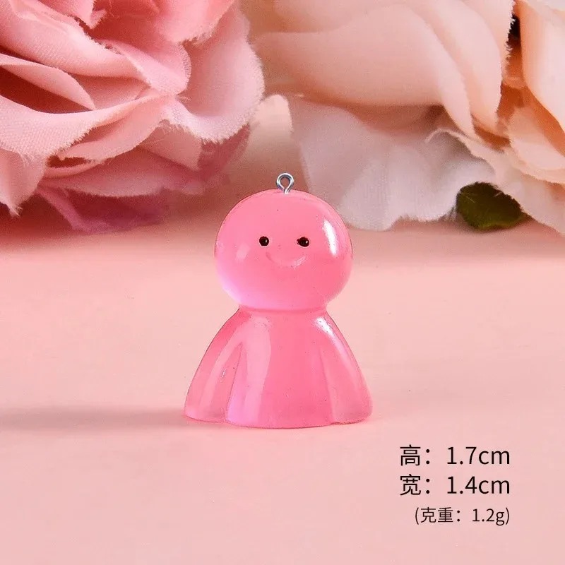 10Pcs 어둠 속에서 빛나는 만화 인형 수지 참 빛나 - Resin Craft Supplies 리뷰 및 가격