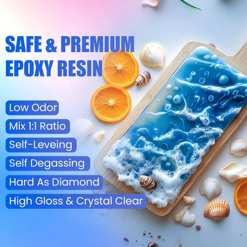 쉽게 혼합되는 에폭시 레진 키트, 크리스탈처럼 투명한  - Resin Jewelry Kit 리뷰 및 가격