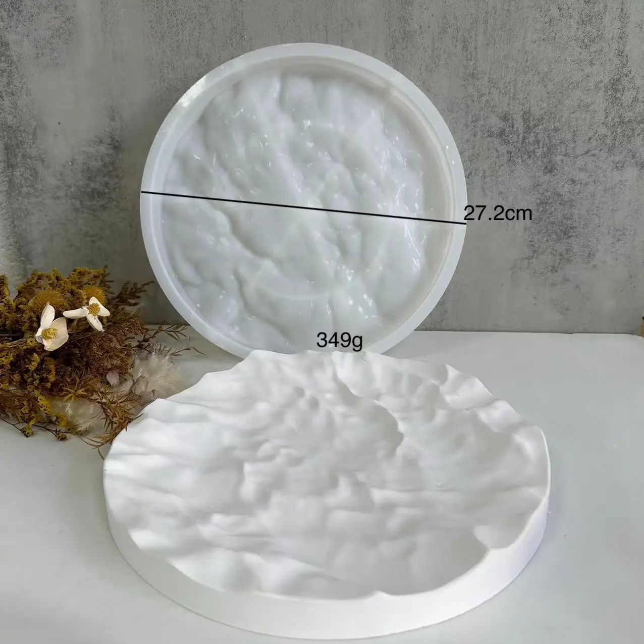 불규칙한 바다 파도 대형 원형 트레이, 실리콘 몰드 꽃 - Coaster Mold Round 리뷰 및 가격