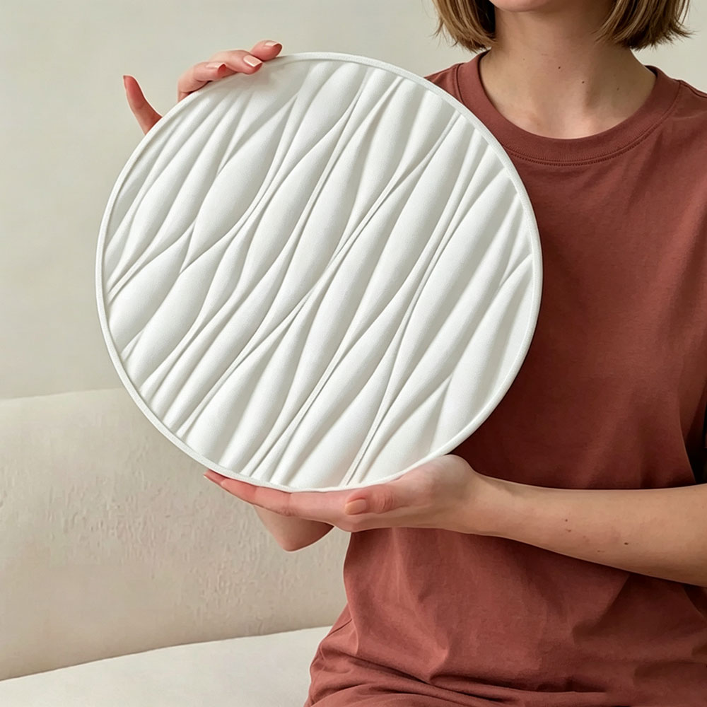 대형 원형 트레이 실리콘 몰드 웨이브 시멘트 석고 트레 - Coaster Mold Round 리뷰 및 가격