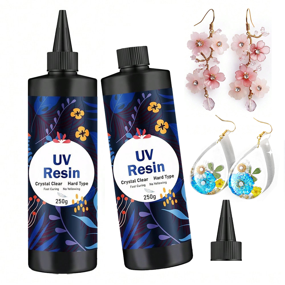 250g/500g UV 레진 투명 경화 접착제, 쥬얼리 - Resin Jewelry Kit 리뷰 및 가격