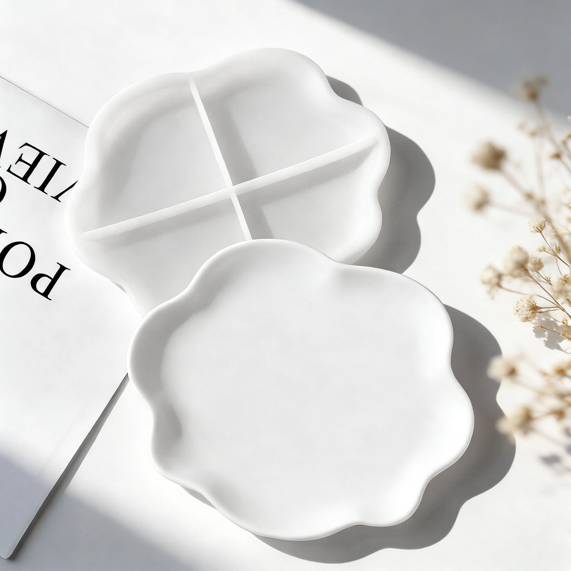 DIY 기하학적 웨이브 석고 코스터 실리콘 몰드 수제  - Serving Tray Mold 리뷰 및 가격