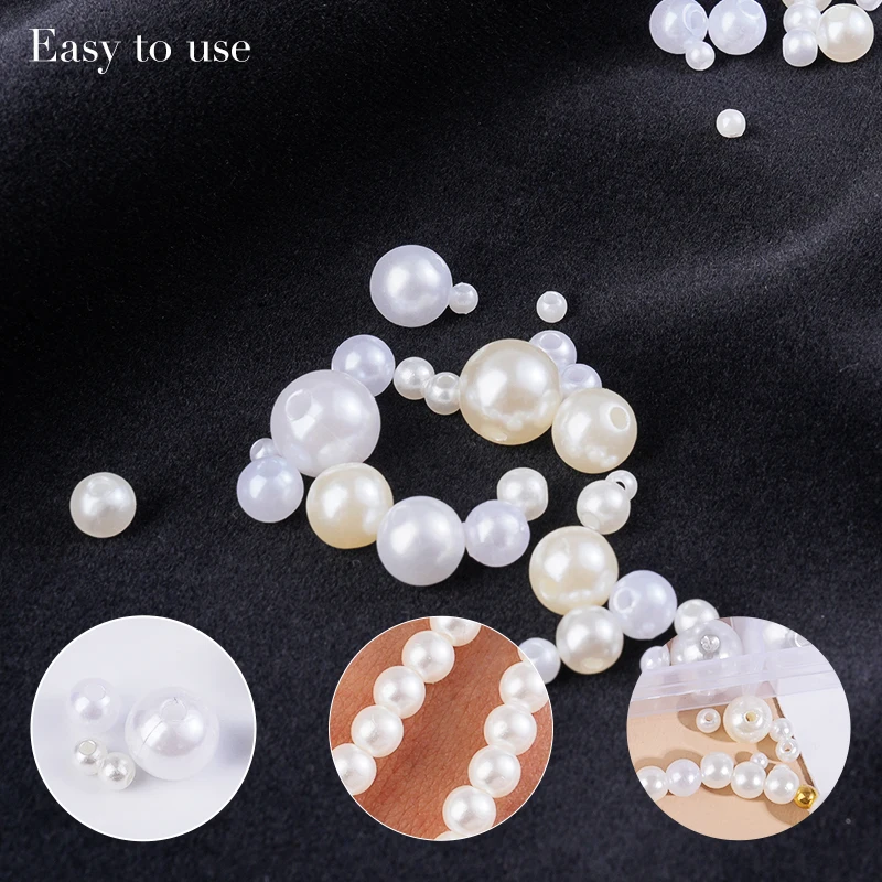 800개 인조 진주 레진 비즈 키트 라운드 진주 비즈  - Resin Crafts 리뷰 및 가격