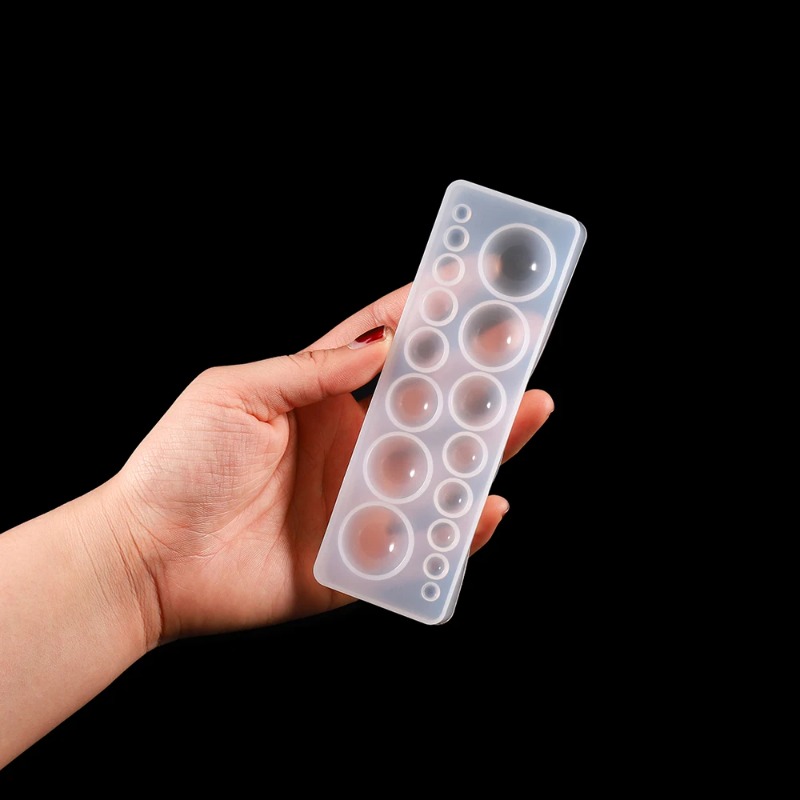 1pcs 실리콘 몰드 하프 볼 오블레이트 카보숑 펜던트 - Serving Tray Mold 리뷰 및 가격
