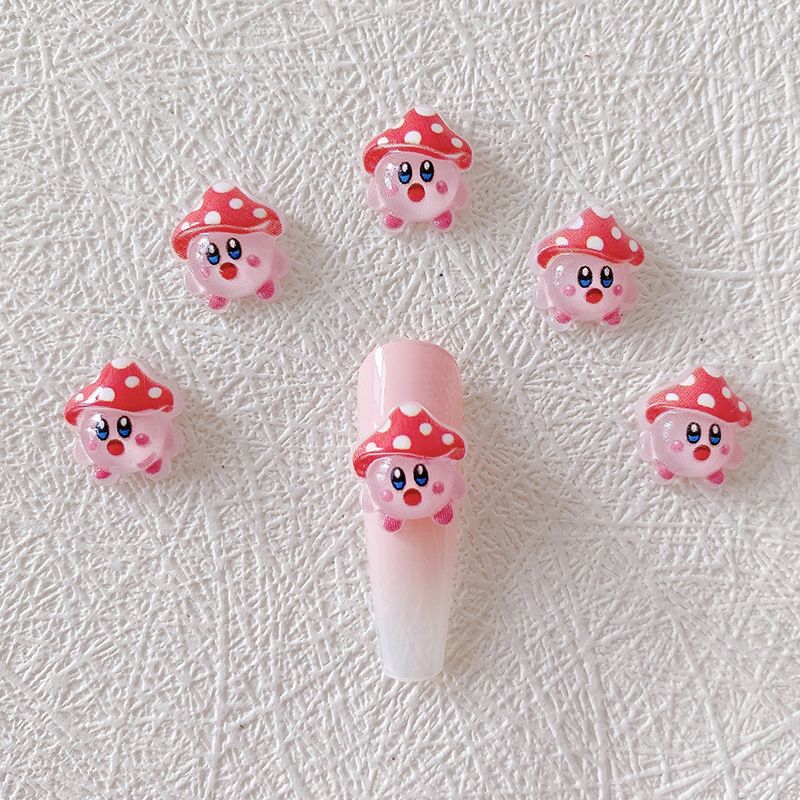 2/10/20pcs 커비 네일 참 3D 수지 귀여운 만 - Resin Crafts 리뷰 및 가격