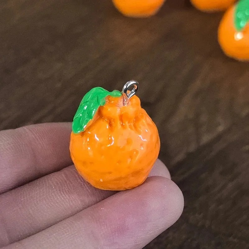 10개 3D 시뮬레이션 데코폰 만다린 오렌지 레진 참  - Resin Craft Supplies 리뷰 및 가격