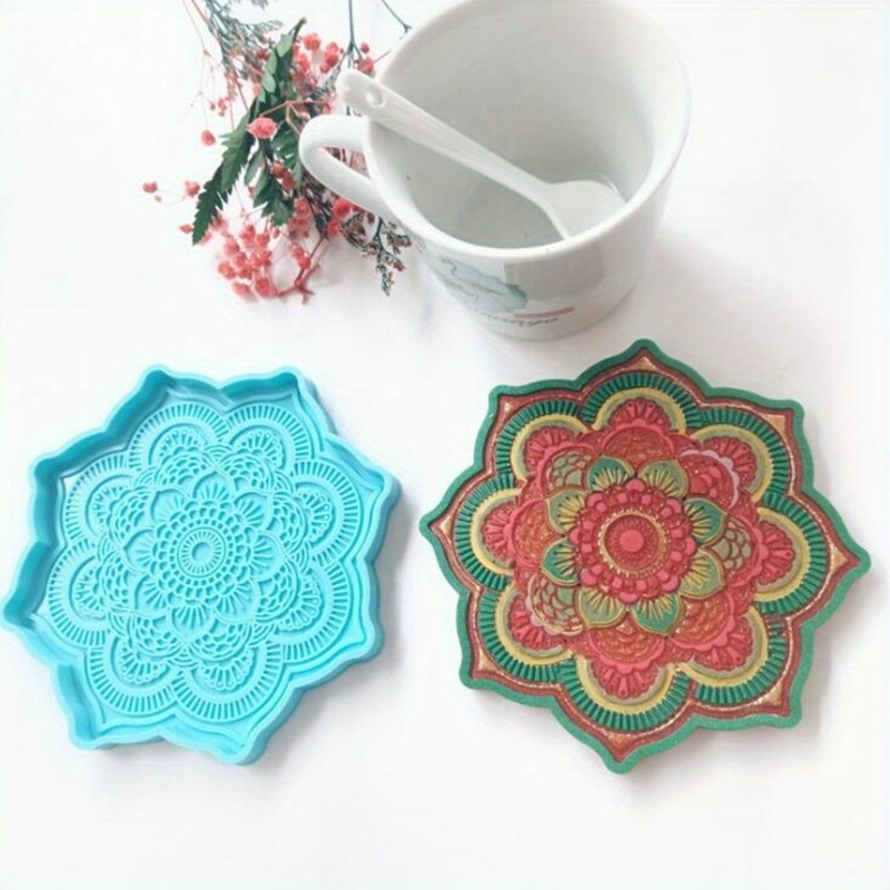 만다라 코스터 실리콘 몰드 라운드 트레이 컵 매트 DI - Coaster Mold Round 리뷰 및 가격