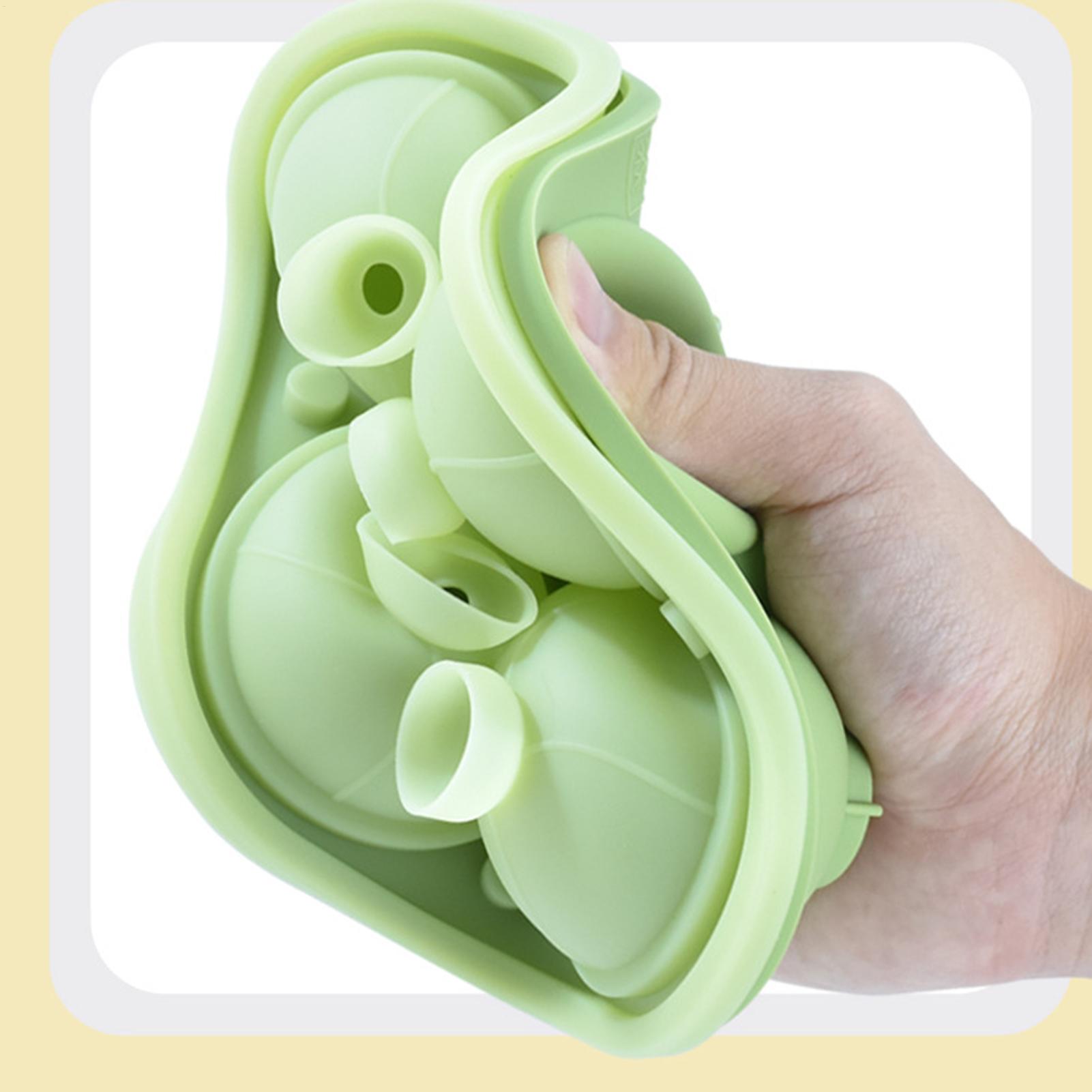 구형 얼음틀 실리콘 아이스 블록 트레이 볼 모양 쌓을  - Serving Tray Mold 리뷰 및 가격