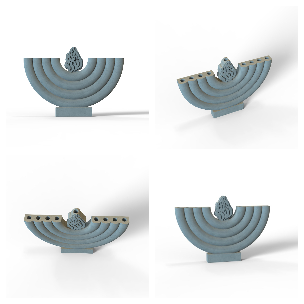 수제 콘크리트 하누카 메노라용 실리콘 몰드, 9홀 촛대 - Serving Tray Mold 리뷰 및 가격