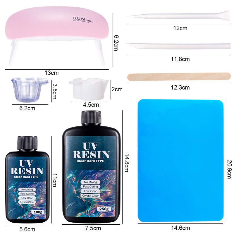 100g/250g 투명 UV 수지 하드 타입 1 분 자 - Epoxy Uv Resin Kit 리뷰 및 가격